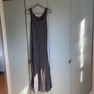Gray maxi dress